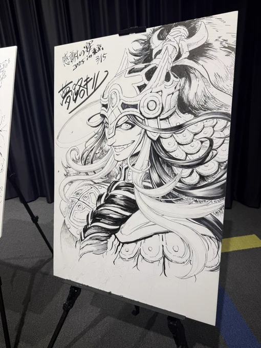 大戦シリーズ20周年&amp;英傑大戦3周年おめでとうございます!「感謝の宴2025 in東京」DAY1ライブドローイング楽しんで頂けましたでしょうか? お土産や暖かいお言葉、応援メッセージ等心より御礼申し上げます🙏✨ 