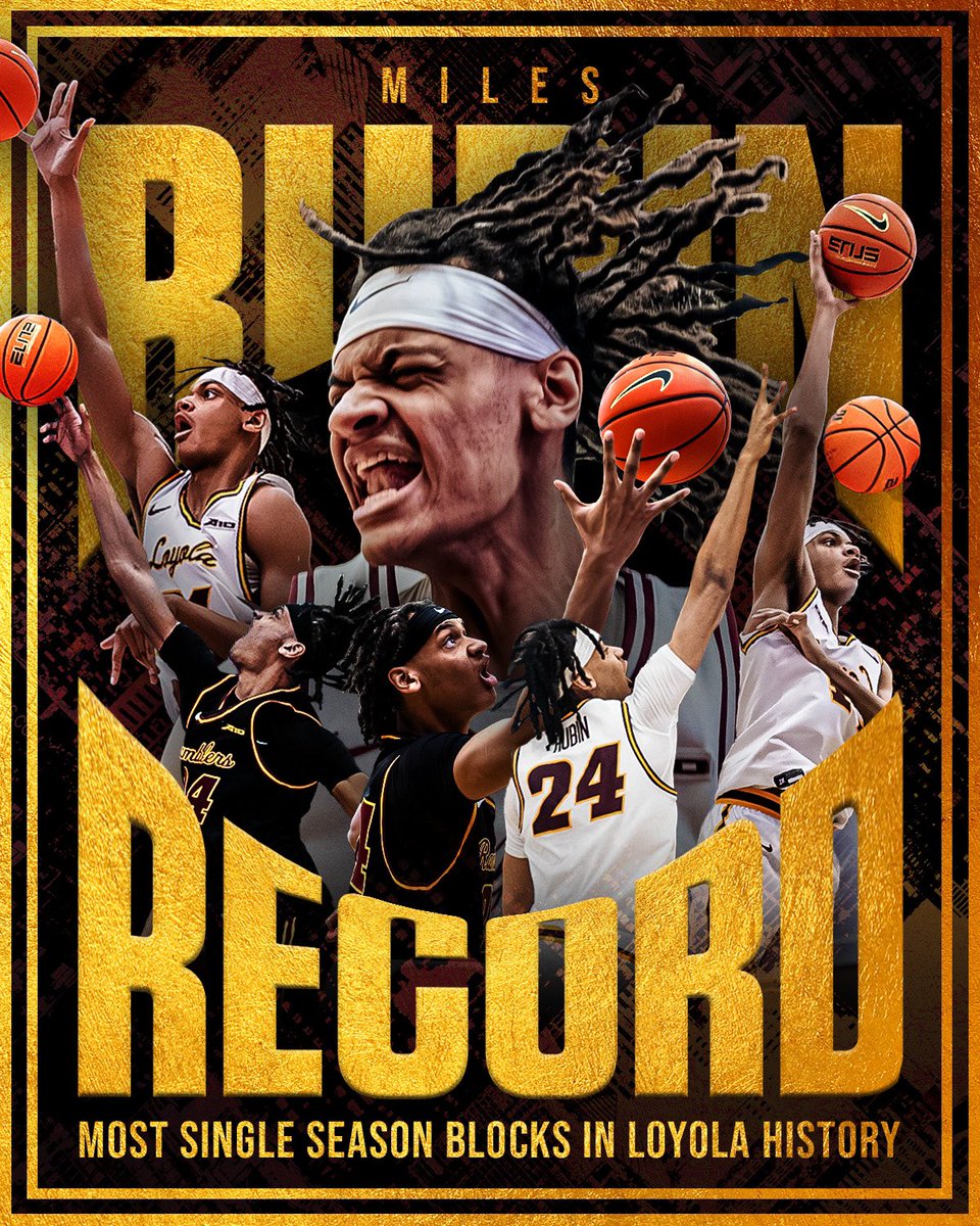 NOT IN RUBIN’S HOUSE 🚫🏠 

Miles records his 77th block of the season, breaking the single season block record he set last year!