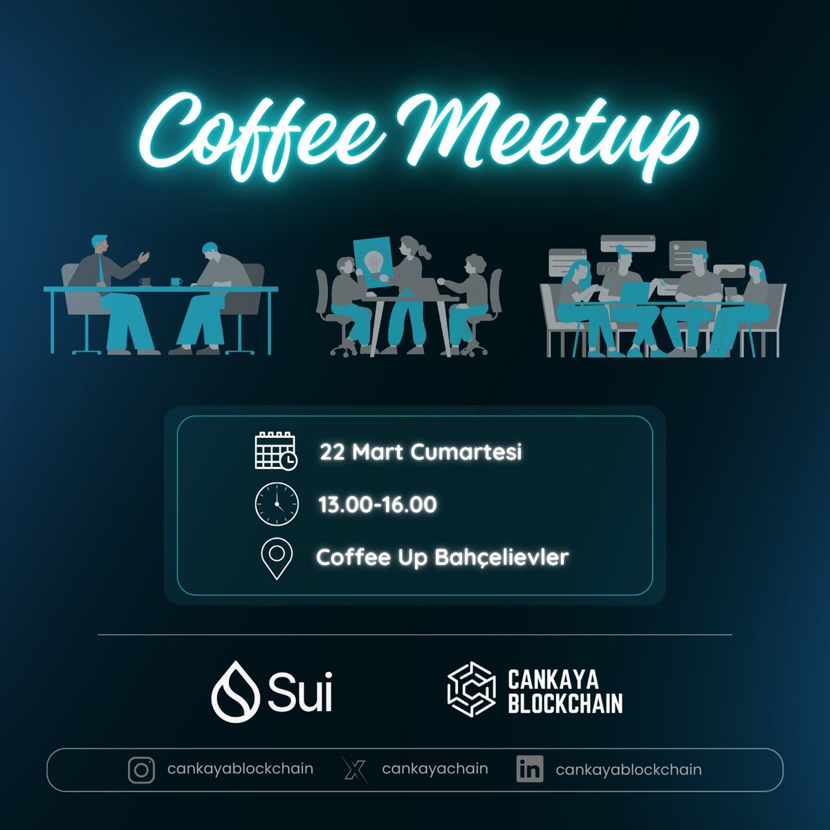 Çankaya Blockchain (@cankayachain) on Twitter photo 🚀 22 Mart’ta Sui'nin destekleriyle buluşuyoruz!
🎁 Sürpriz hediyeler seni bekliyor!
📅 22 Mart Cumartesi
⏰ 13.00 - 16.00
📍 Coffee Up Bahçelievler
Bu fırsatı kaçırma! ✨
Kayıt linki:
lu.ma/stnvaaz7
<a href="/SuiFamOfficial/">SuiFam</a>
<a href="/SuiNetwork/">Sui</a>
<a href="/WalrusProtocol/">Walrus 🦭/acc</a>
<a href="/node_101/">node101 (1-7 Sept. BWIstanbul)</a> 🚀 22 Mart’ta Sui'nin destekleriyle buluşuyoruz!
🎁 Sürpriz hediyeler seni bekliyor!
📅 22 Mart Cumartesi
⏰ 13.00 - 16.00
📍 Coffee Up Bahçelievler
Bu fırsatı kaçırma! ✨
Kayıt linki:
lu.ma/stnvaaz7
<a href="/SuiFamOfficial/">SuiFam</a>
<a href="/SuiNetwork/">Sui</a>
<a href="/WalrusProtocol/">Walrus 🦭/acc</a>
<a href="/node_101/">node101 (1-7 Sept. BWIstanbul)</a>