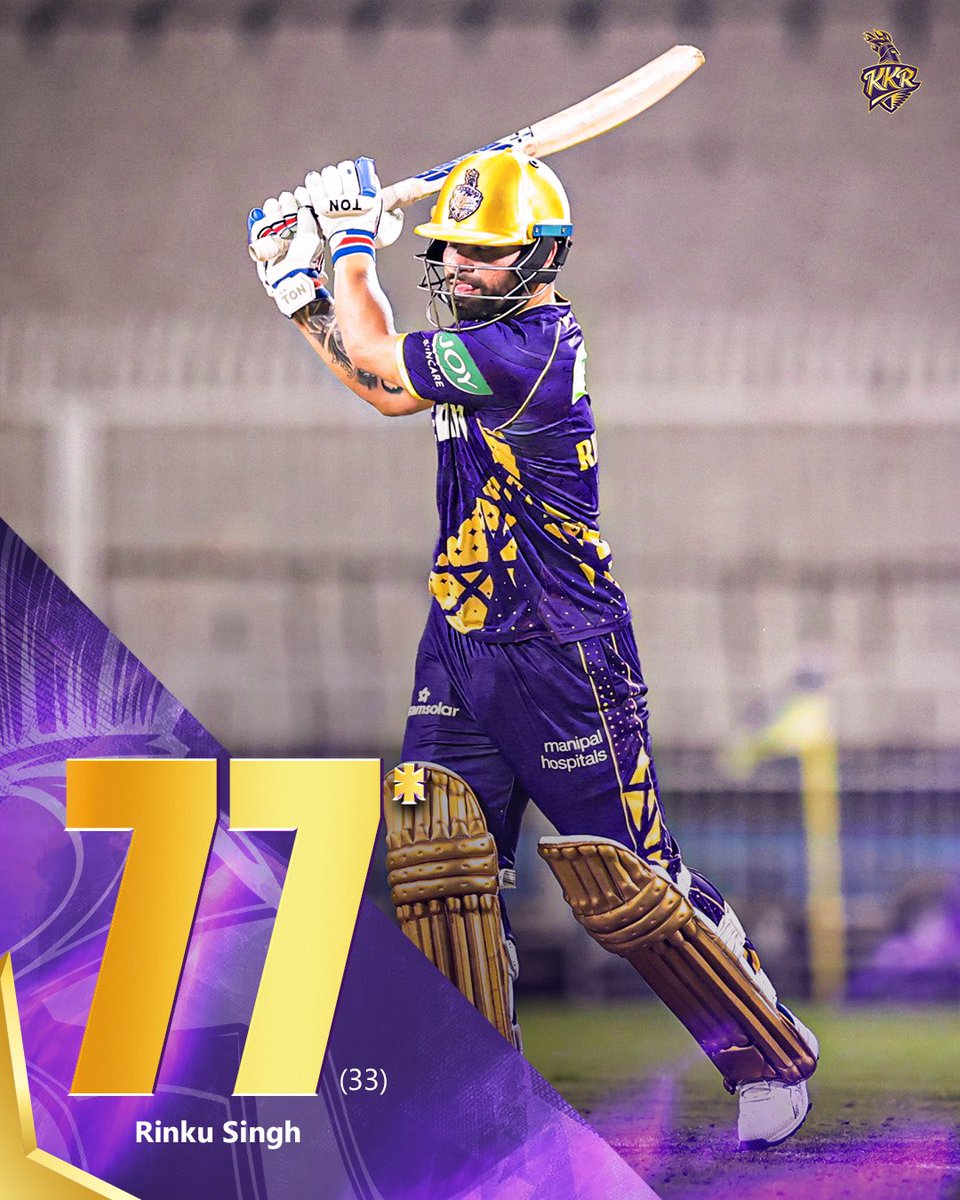 KKRiders's tweet photo. Rinku took charge of the chase 🥵🔥

Catch KKR practice matches and more LIVE &amp; EXCLUSIVELY on the Knight Club app! 📲🔗 https://t.co/RtgMl7Xbsb