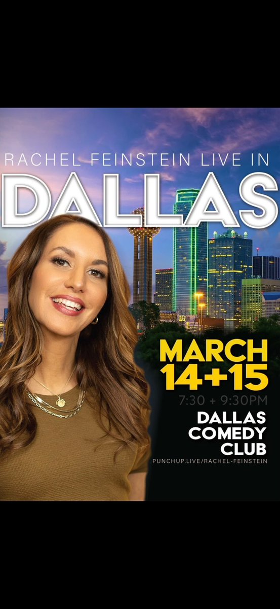 LAST NIGHT IN DALLAS! What do I do with a 4 year old?  dallas-comedyclub.com/rachelfeinstei…