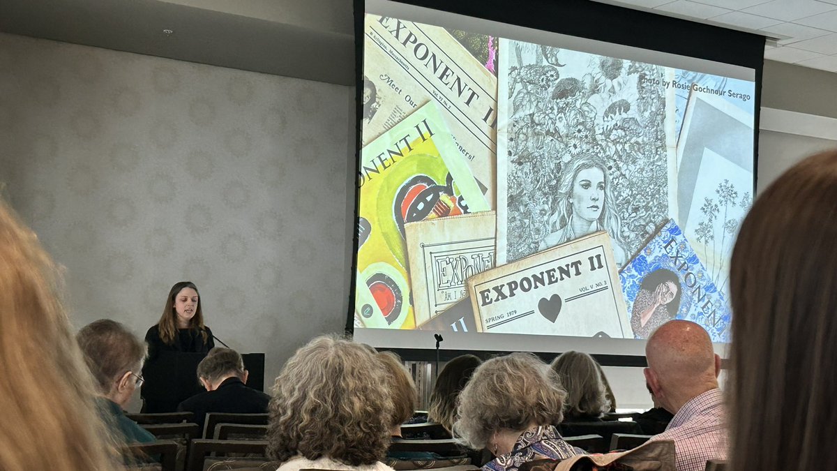 AprilYoungB's tweet image. When #lds church leaders created @TheExponent in the 70s, they thought the text was ok but the art was subversive. But the art was pretty benign, so what was up? Margaret Olsen Hemming theorizes that the art was subversive because it was art, and art has the potential to move us.