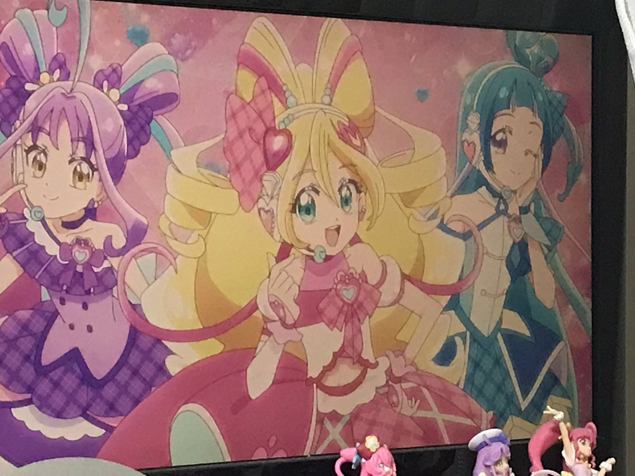 最終値下げ！　⭐️レア⭐️ プリキュア ポスター カラフル Eiga Pretty Cure All Stars DX 3 Mirai Ni Todoke!Sekai Wo
