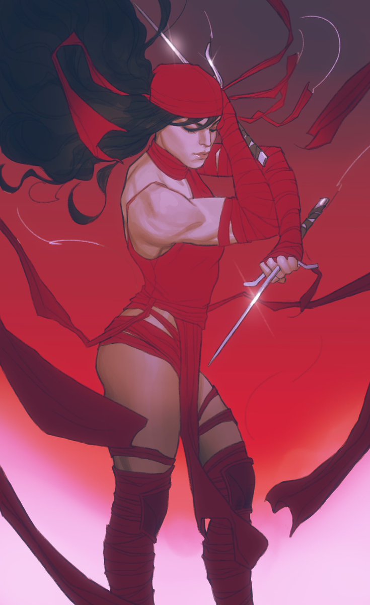 「Elektra covers I did …. 」|SwayArtのイラスト