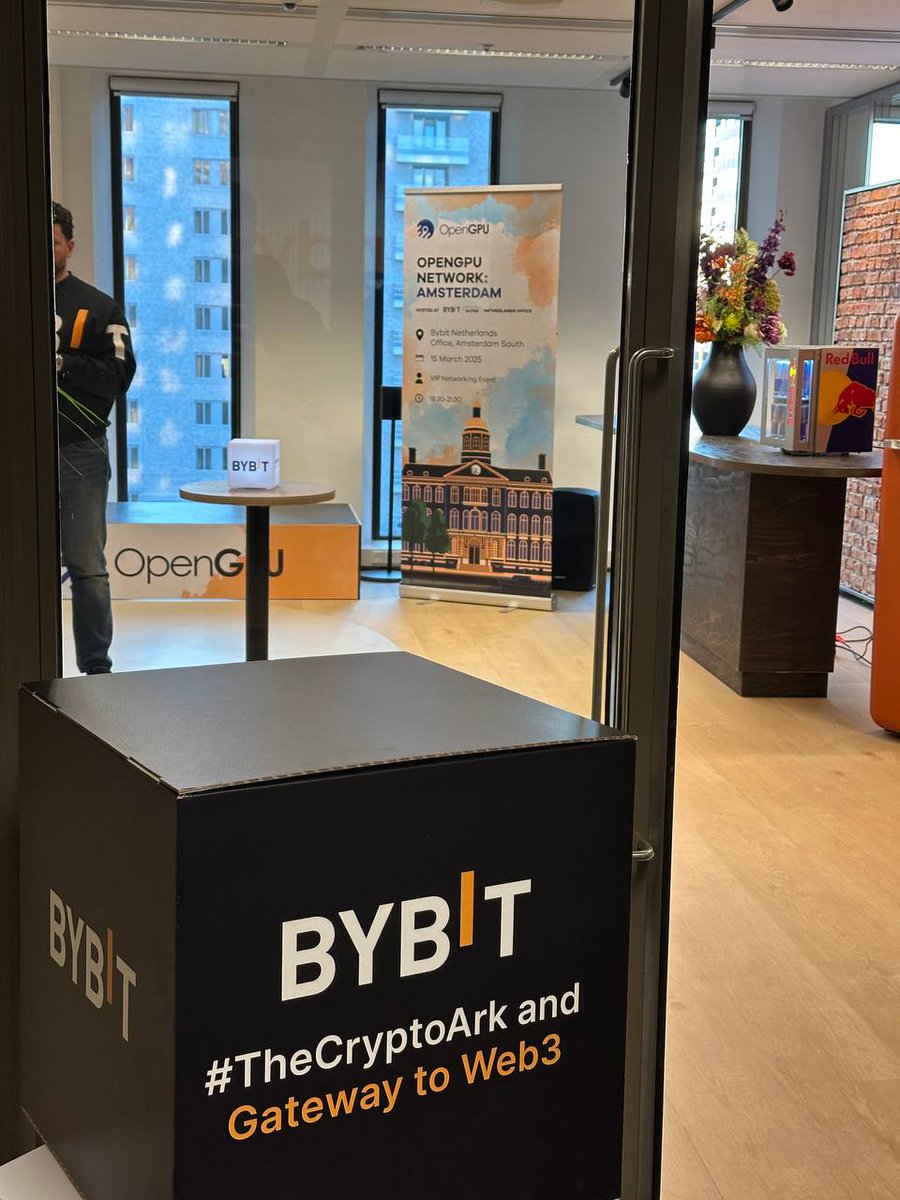 <a href="/OpenGPUfndn/">OpenGPU Foundation</a> X Bybit VIP event in amsterdam is about to begin 🔥

 40× faster than Ethereum, 10× faster than BNB Chain—OpenGPU Network is now a top-tier EVM-compatible blockchain in block production speed! ⚡️

$OGPU - 21m 
Circulation - All 

Tags
$KAS $BASE $SOL $TON $SUI $TAO