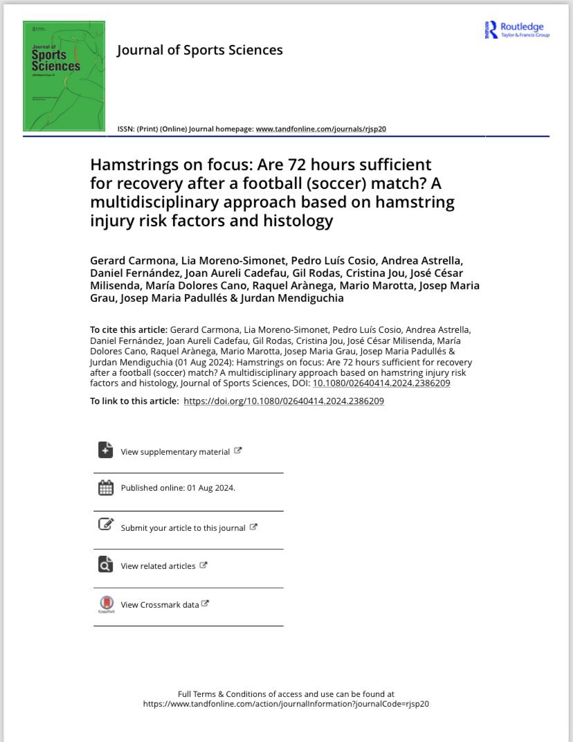 ¿Habrá alguna lesión de isquiotibiales en el <a href="/realmadrid/">Real Madrid C.F.</a>  hoy? 

No han pasado 72h desde el último partido. 

Literatura científica 📚📖

Carmona et al. (2024)