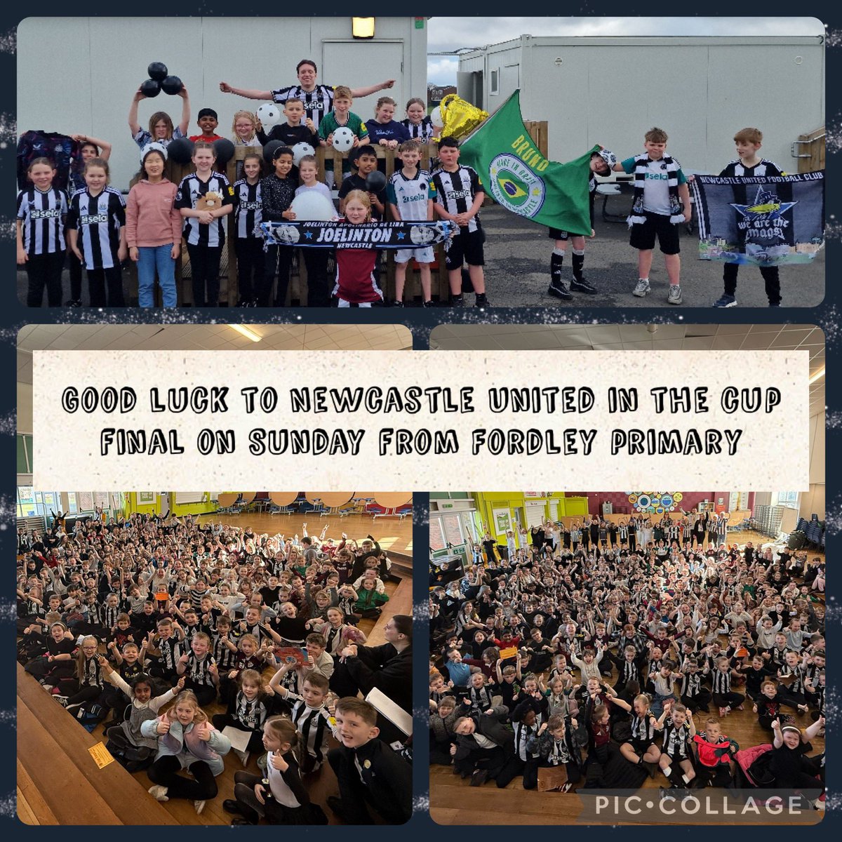 Good luck in the Carabao Cup final tomorrow.  We’re behind you all the way ⚽️🏆 <a href="/NUFC/">Newcastle United</a> #CarabaoCupFinal #NUFC #HOWAYTHELADS