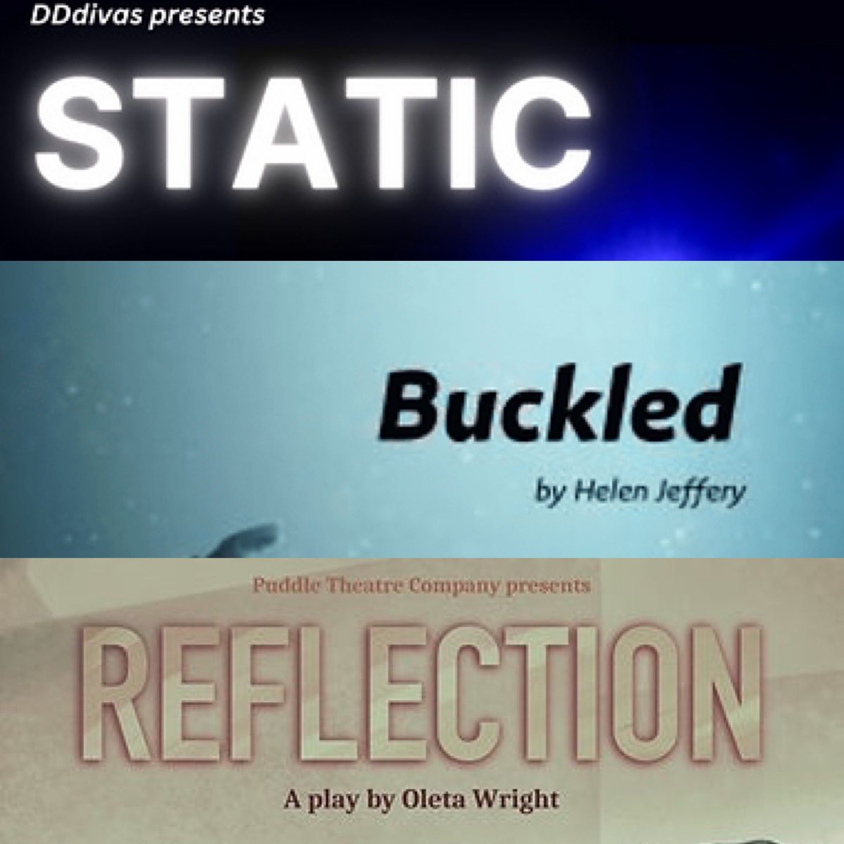 53two's tweet photo. A triple-bill of brand #NewWriting next week! Come catch #Static, #Buckled & #Reflection in the arches.
Fabulous work, taking risks, being ace! 💜💙
🎟️https://t.co/hzRu1hTSPA
#Theatre #Mcr #Manchester https://t.co/3LOzag3YVi