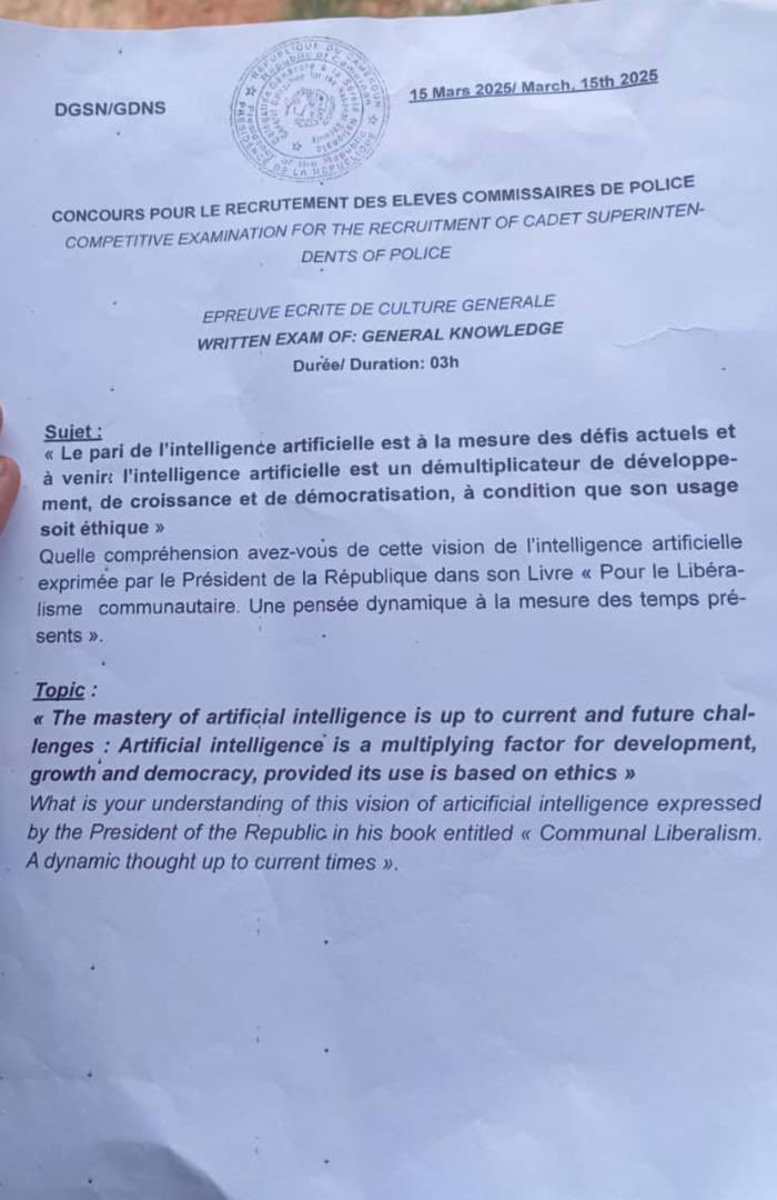 Clears throat…was there AI during that period?