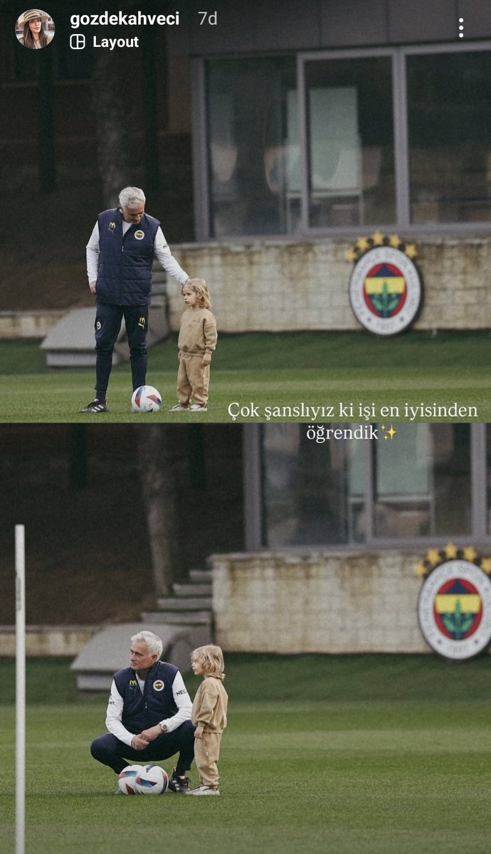 TekYolFener's tweet photo. Jose Mourinho ve Can Kahveci. 💛💙 https://t.co/OtopW1zn5m