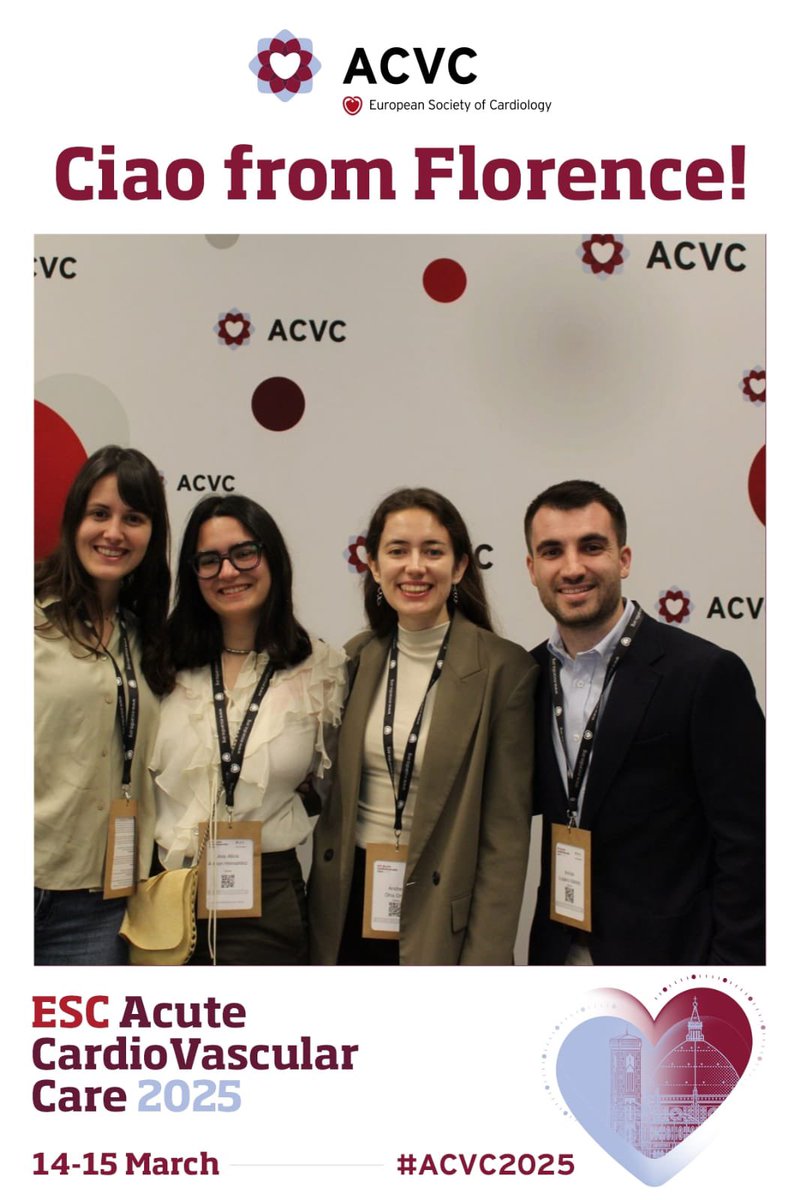 Los resis de Valladolid viajan a Florencia, para participar en el Europeo de Agudos, comunicando 5 casos clínicos, un póster moderado y tres e-póster.