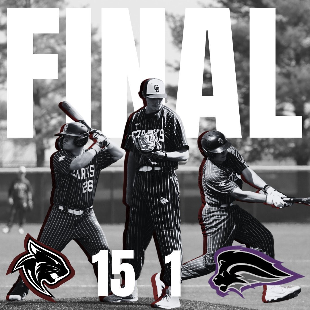 Bobcats complete the sweep over Nelson with a 15-1 victory. 

Charlie Parker – 2-4  2 2B  RBI 
Trey Riley – 2-4  3B  3RBI
Brody Tyler – 2-4  2B  2RBI

Huge congrats to Broden Mabe &amp; Carter Kinkead for recording their first career Homeruns!

Ty Thatcher – 7IP  3H  1ER  3BB  9K