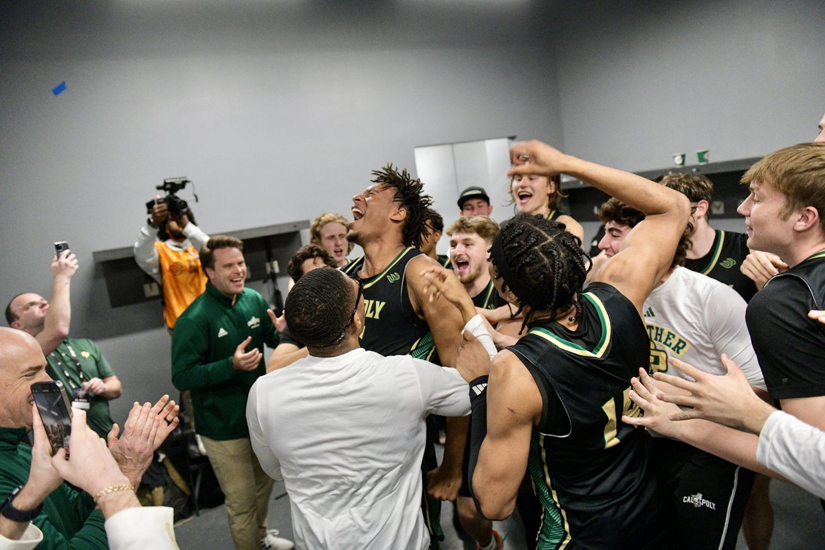 calpolymbb's tweet photo. Thank you Mustangs fans and for the support this week and season! This is only the beginning for us we’re only getting started! More to come…

#RideHigh https://t.co/Cf97klvnZQ