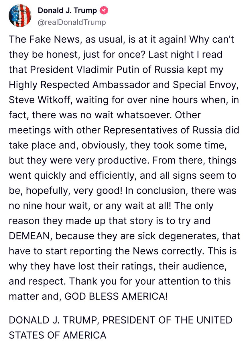 FmrRepMTG's tweet photo. The FAKE NEWS would rather World War 3 happen than tell the truth and report a peace deal between Ukraine and Russia.

They are sick lying bastards that want to wallow in battlefield’s of blood for war reporting so their ratings would surge. 

Thank you for calling them @POTUS! https://t.co/NPebfhyjjQ