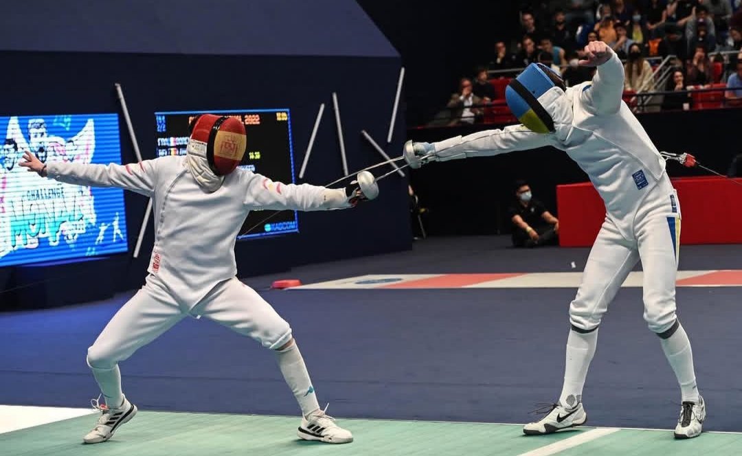 🤺#Esgrima Grand Prix de Budapest 🇭🇺

💪 Eugeni Gavaldà avanza al cuadro principal! Será nuestro único representante mañana

Previos
✅ T256 🆚 Videler 🇳🇱 15-10
✅ T128 🆚 Szenyi 🇭🇺 15-6
✅ T64 🆚 Perchuk 🇺🇦 15-8

ℹ️ Manuel Bargues alcanzó el último previo que perdió 14-15