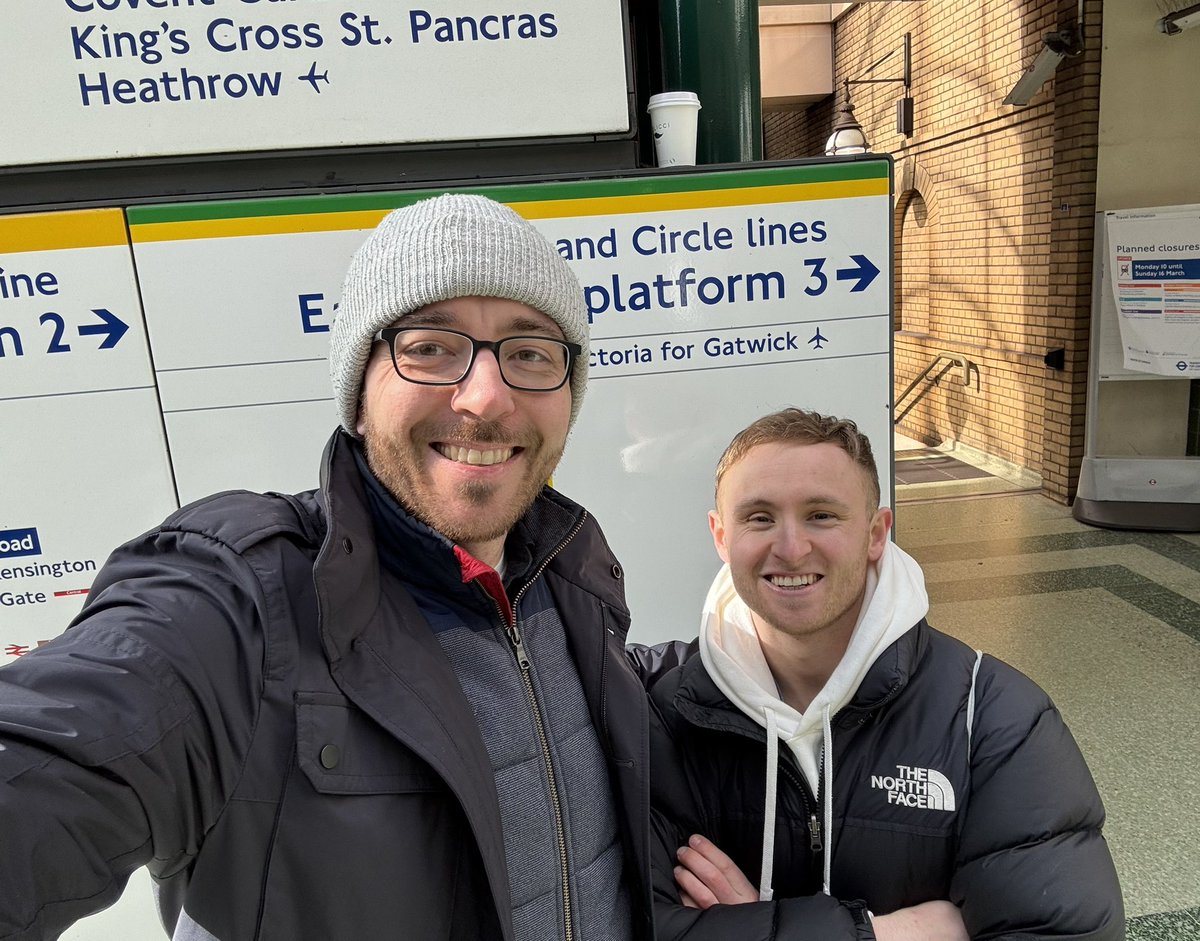 Wonderful to catch up with 2023 MBA/MS alumnus Rob Goldstone (Sr. Commercial Manager <a href="/ManUtd/">Manchester United</a>) on our international immersion trip to the UK. The future is bright! <a href="/McCormackUMass/">McCormack Department of Sport Management</a> #McCormackProud