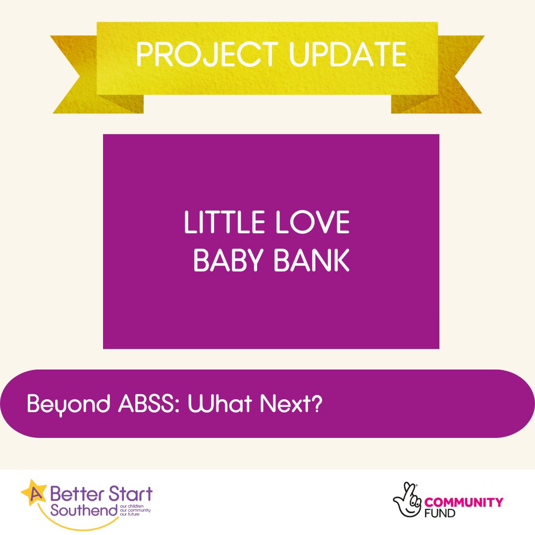 A Better Start Southend (@abssouthend) on Twitter photo Little Love Baby Bank, run by <a href="/TheOneLovePro/">The One Love Project - Southend</a> and YourFamily, is now closed. Items will still be available to families during One Love Project’s regular food bank & families will continue to access support from YourFamily
Learn more: abetterstartsouthend.co.uk/one-love-littl…
#ABSS #BeyondABSS Little Love Baby Bank, run by <a href="/TheOneLovePro/">The One Love Project - Southend</a> and YourFamily, is now closed. Items will still be available to families during One Love Project’s regular food bank & families will continue to access support from YourFamily
Learn more: abetterstartsouthend.co.uk/one-love-littl…
#ABSS #BeyondABSS