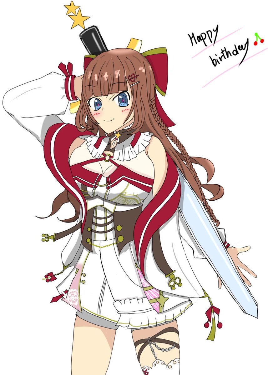 「お誕生日おめでとうございます!!!!#ちぇり絵#ちえりちゃんお誕生日会2025 」|三笠💎のイラスト