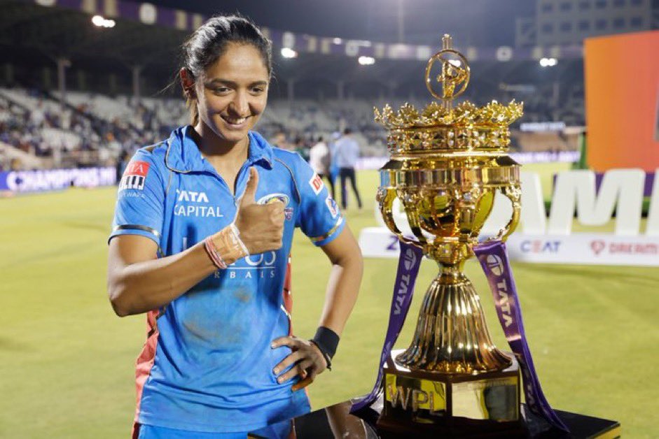Mumbai won #WPL2025 #HarmanpreetKaur