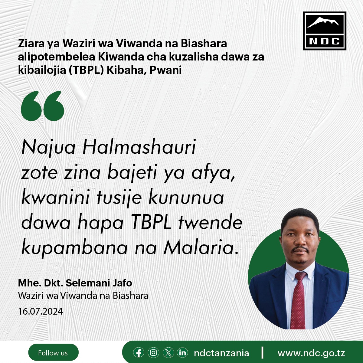 Tanzania Biotech Products Limited (TBPL) tweet media