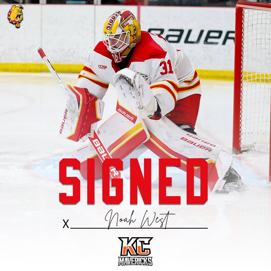 Congratulations to Noah West on signing with the Kansas City Mavericks of the ECHL! 🐶

#ProtectThePound