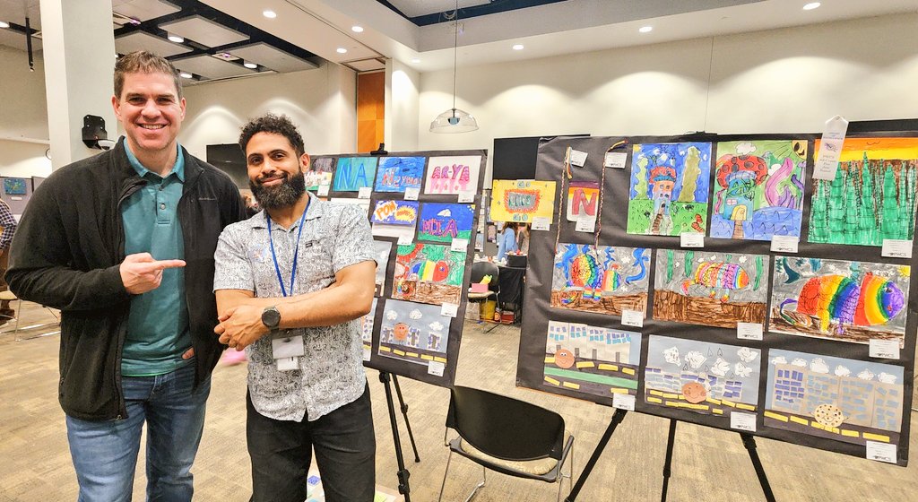 _AndyJacks's tweet image. Shout to Ellis Art Teacher Mr. Trueheart for showcasing our students&apos; artwork at the PWCS Fine Arts Festival today! #EllisExplorers