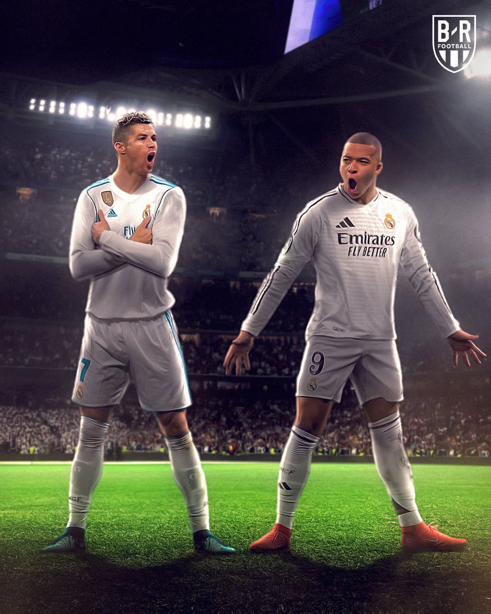 brfootball's tweet photo. Kylian Mbappé is playing like his idol in a Real Madrid shirt ✨⚪ https://t.co/hGWgolTYk1