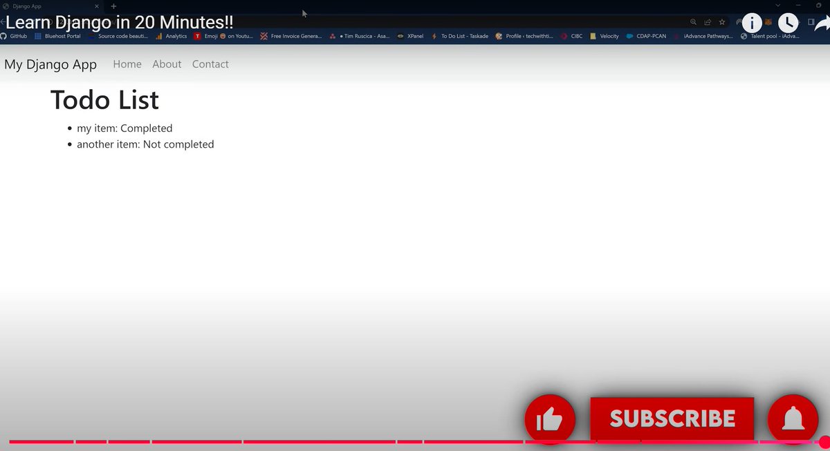 TamrakarMahesh2's tweet image. I have learned all the basics required to start learning Django. I have been working on the frontend with Angular for three years and have developed a strong grasp of it. Now, I am challenging myself with backend development, and this video gave me a great start.

#100daysofcode