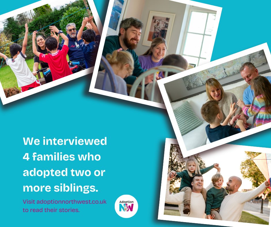 Adoption_Counts's tweet photo. As part of our #NobodyKnowsMeBetter campaign with Adoption North West  we spoke to four families who adopted siblings. 
They wanted to share their stories with you, read them here: https://t.co/2IihMCVSSA 
#nobodyknowsmebetter https://t.co/0UiqFVPuCB