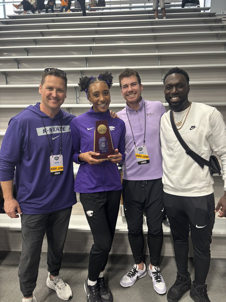KStateTFXC's tweet photo. #KStateTF | NCAA Track & Field D1 Nationals
Sharie Enoe finishes tied for 8th in Virginia Beach after four heights ๐ผ๐
1.75m (5โ 8 3/4โ) O
1.80m (5โ 10 3/4โ) O
1.85m (6โ 3/4โ) XXO
1.88m (6โ 2โ) XXX https://t.co/DyOEuPwncR