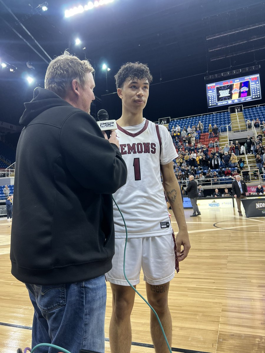 A RECORD here at the state AA most points scored by a team in tournament history and most points scored by both teams as the Demons take down the Spartans 110-99. Andre Austin with 31 points and our MVP here on PSP Network