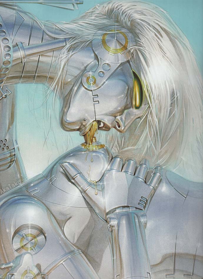 DOMINATRIX HEAVEN HAJIME SORAYAMA 空山基 DOMINATRIX HEAVEN with artwork by Hajime Sorayama. Oversized art
