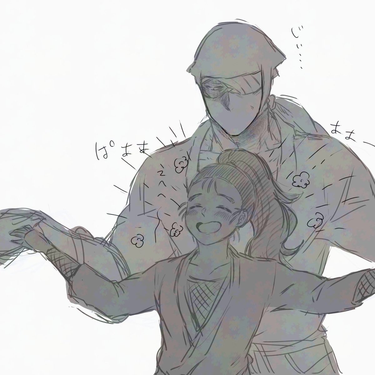 「知合いと雑諸下描き交換しましたちゅ 」|ｶﾘｭｳのイラスト