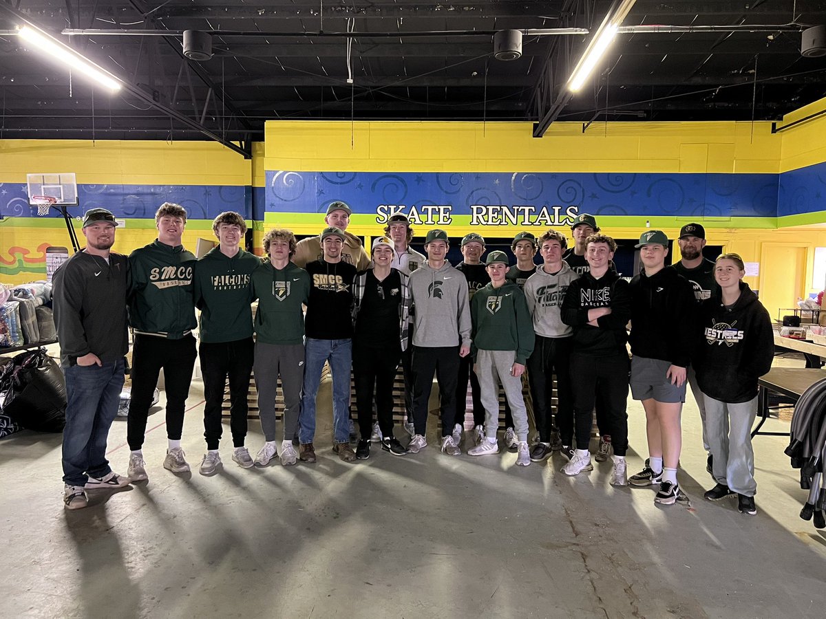 Our kids had a great time unloading the truck from the Sleep in Heavenly Peace event today. #ServantLeaders #GoFalcons