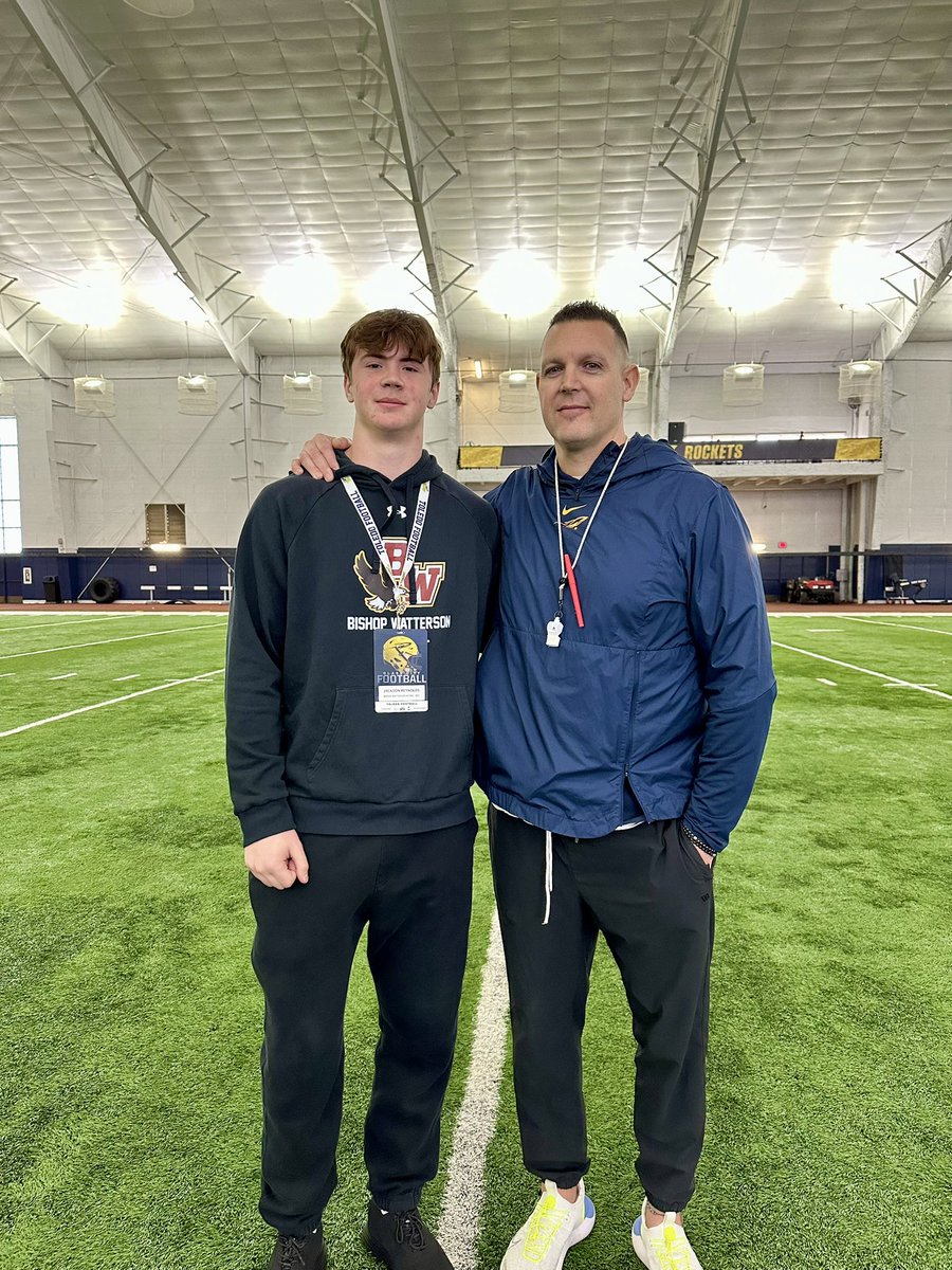 Thanks <a href="/ToledoFB/">Toledo Football</a> for the invite to Jr Day. After a great conversation with <a href="/vkehres/">Vince Kehres</a> I am proud to say - Toledo Offered‼️

I’m looking forward to June’s camp and continuing to build our relationship.