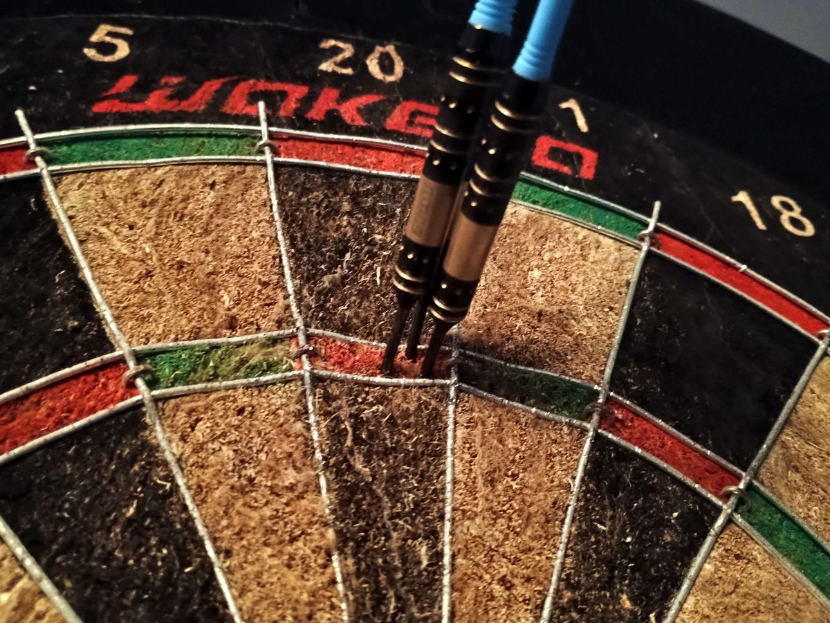 The1FlyingToast's tweet photo. Only the second 180 I've thrown since picking up darts about a year and a half ago. https://t.co/lXWI5Fo6wF