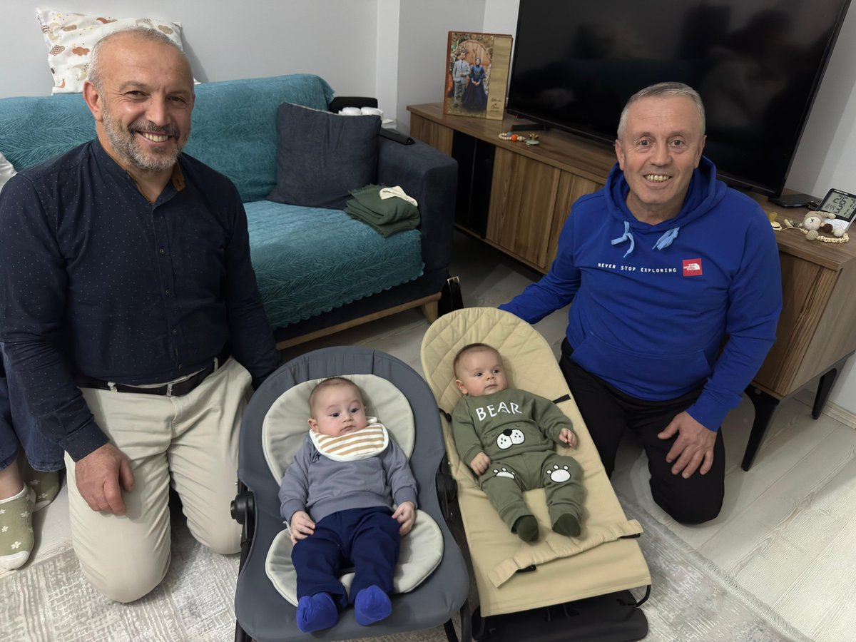 Dedeler ve torunlar...