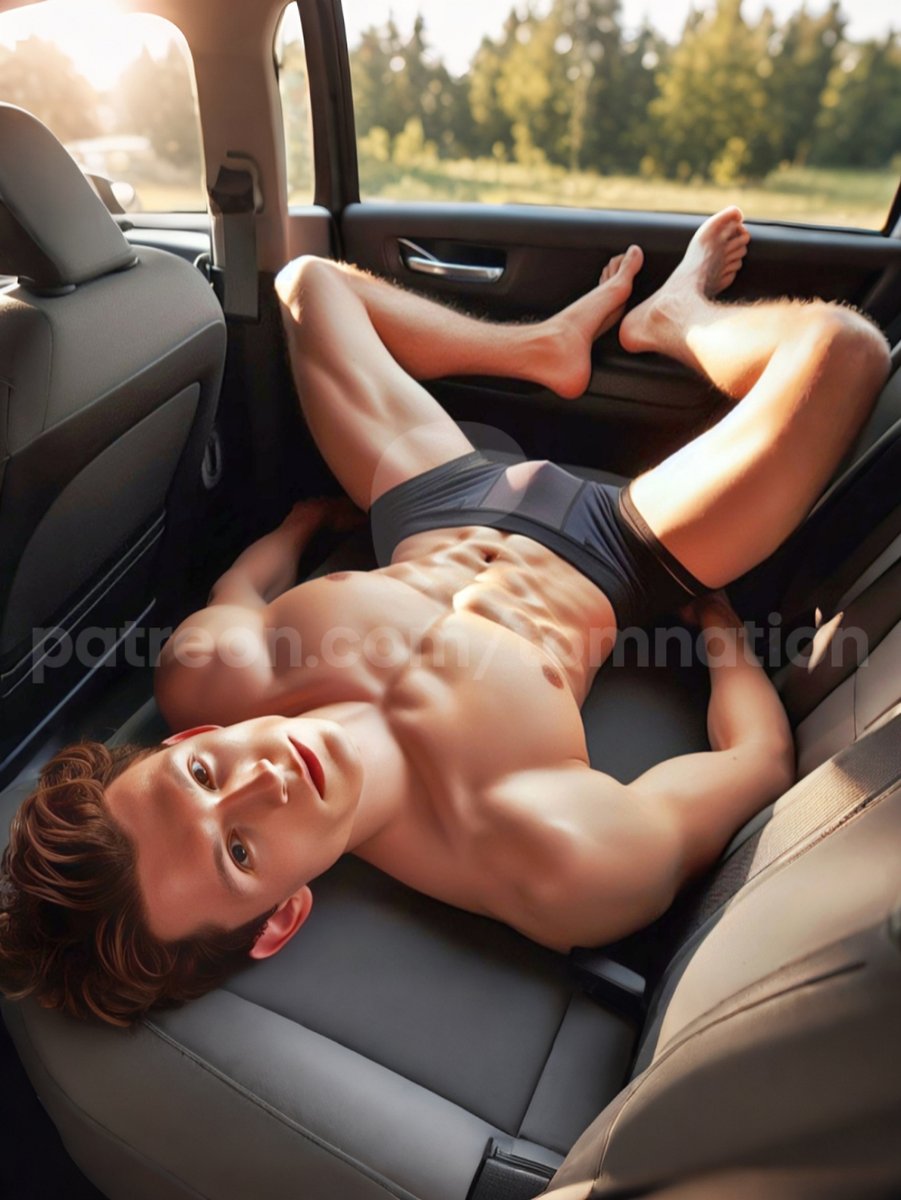 Car Ride 😴⠀  

#Ai #AIArtwork #TomHolland #aiart #tomhollandfakes #NSFW #tomhollandfans #aifakes #tomhollandai #tomhollandfake 

Original image by <a href="/ShyAngel1977/">Goober💭💕</a>