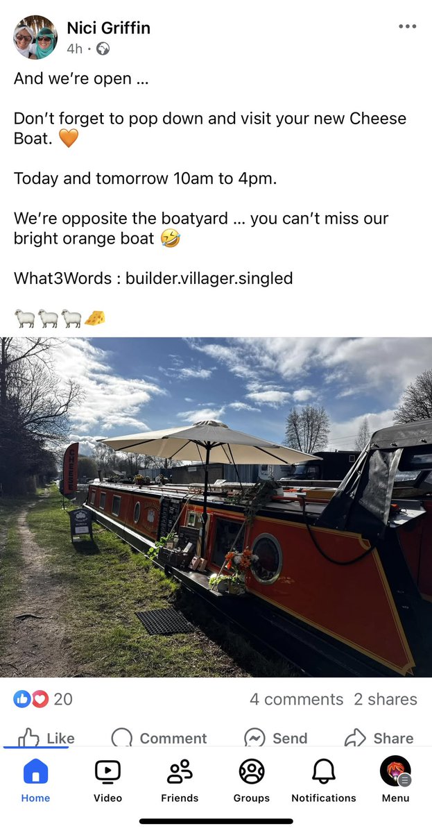 <a href="/JoeBangles11/">Joe Bangles CBE</a> floating cheese! Lovely lady and worth a visit for anybody in Northants. Plus you can get some of <a href="/NorthamptonCo/">The Northampton Cheese Company #SBS WINNER</a> cheese.