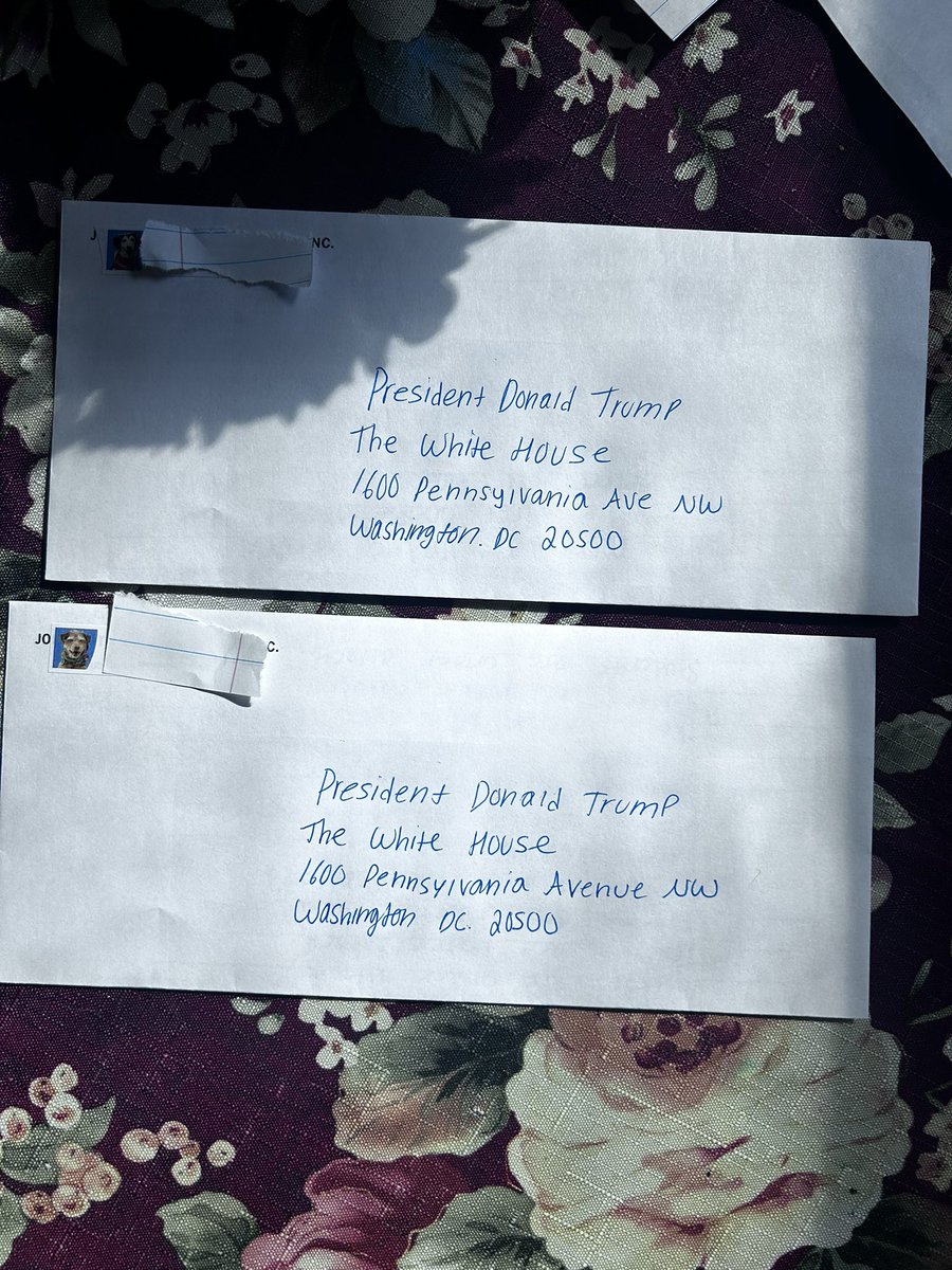 anthonysjp's tweet photo. Sent my letters to Donald J. Trump today! 🇺🇸 #TheIdesOfTrump #DonaldTrump https://t.co/iMQfeWdo9d