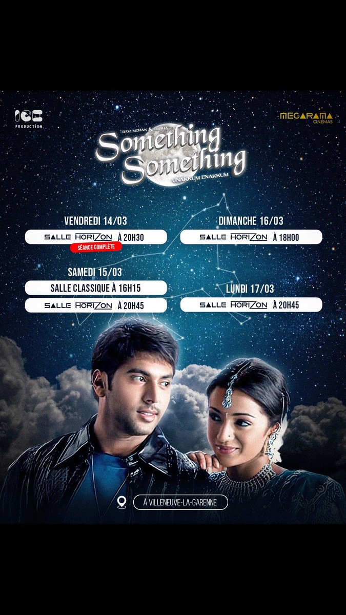 IceprodEU's tweet photo. Après une séance complète ce vendredi de #SomethingSomething, nous avons ajouté de nouvelles projections !

📅 Nouvelles séances :

✅ Samedi – 16h15 (Salle Classique) &amp; 20h45 (Salle Horizon)
✅ Dimanche – 18h00 (Salle Horizon)
✅ Lundi – 20h45 (Salle Horizon)

#IceProduction https://t.co/bfNYc5kxQL