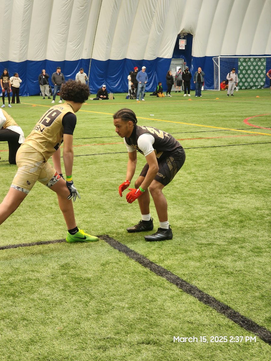 Love the grit and motor of <a href="/JahiemM27/">Jahiem(seatbelt)montgomery</a> out of St Francis Prep in the NYCHSFL. Tough physical but excellent technique. <a href="/NxgnCamps/">NXGN Camps, Inc</a> <a href="/JD_XOS/">JD Crum</a> @jeff_xos <a href="/Coach_B_Lewis/">Billy Lewis</a>