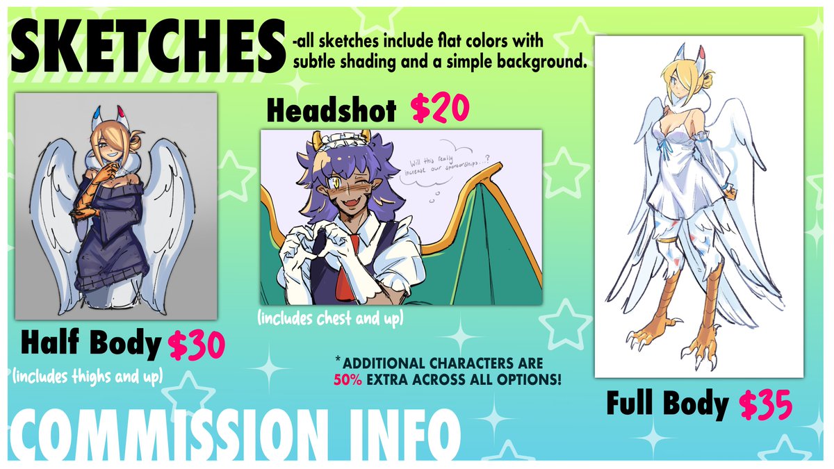 devibobevi's tweet image. ‼️C0MMISSIONS ARE BAACKKK‼️(tell a friend!)
more information is available in the thread! rts are incredibly appreciated &amp;lt;3