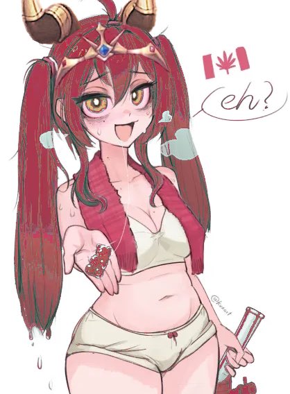 1 pic. my community has made a canadian alter ego for me called zaza kirser ; ~ ; https://t.co/WC1b1