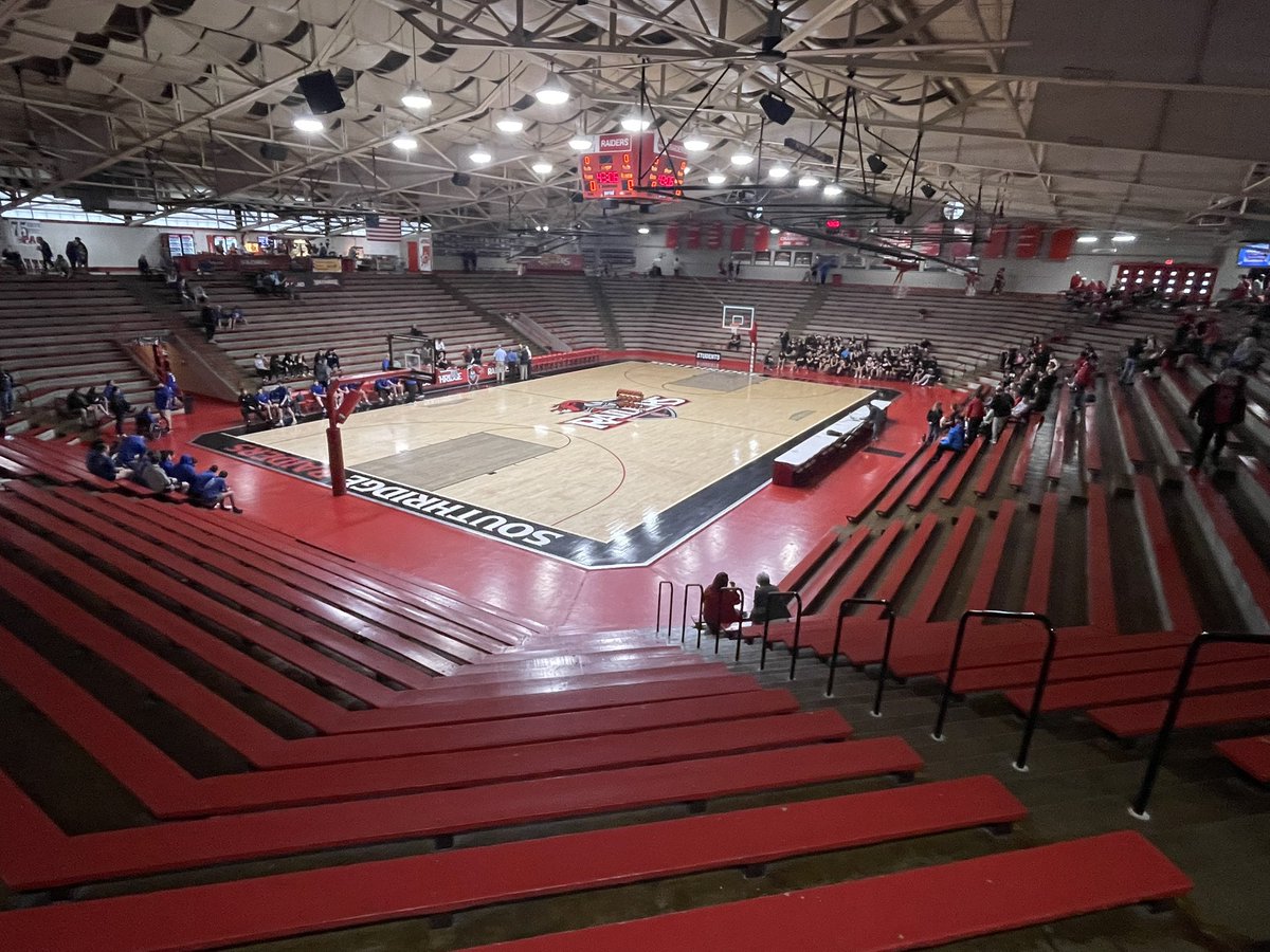 SWinsports's tweet photo. The doors have opened! We’re about an hour away from tipoff of our first game of the day between @JC_Panthers and @TigersPchs @PCHSTigers!

@HHS_Warriors will play @JeffHS_BBB @JeffHS_AD in the second game. You can find the links to the streams in the thread below! @IHSAAtv https://t.co/O119bkMY0P