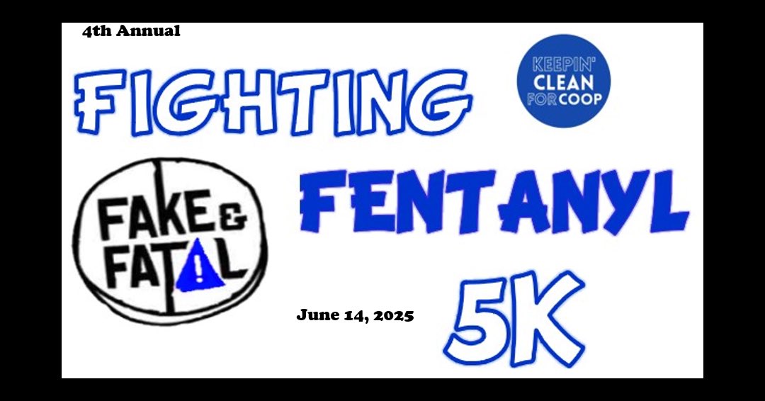We are just 3 months away from our 4th annual 5K!  Registration is open…fightingfentanyl5k.itsyourrace.com/event.aspx?id=…