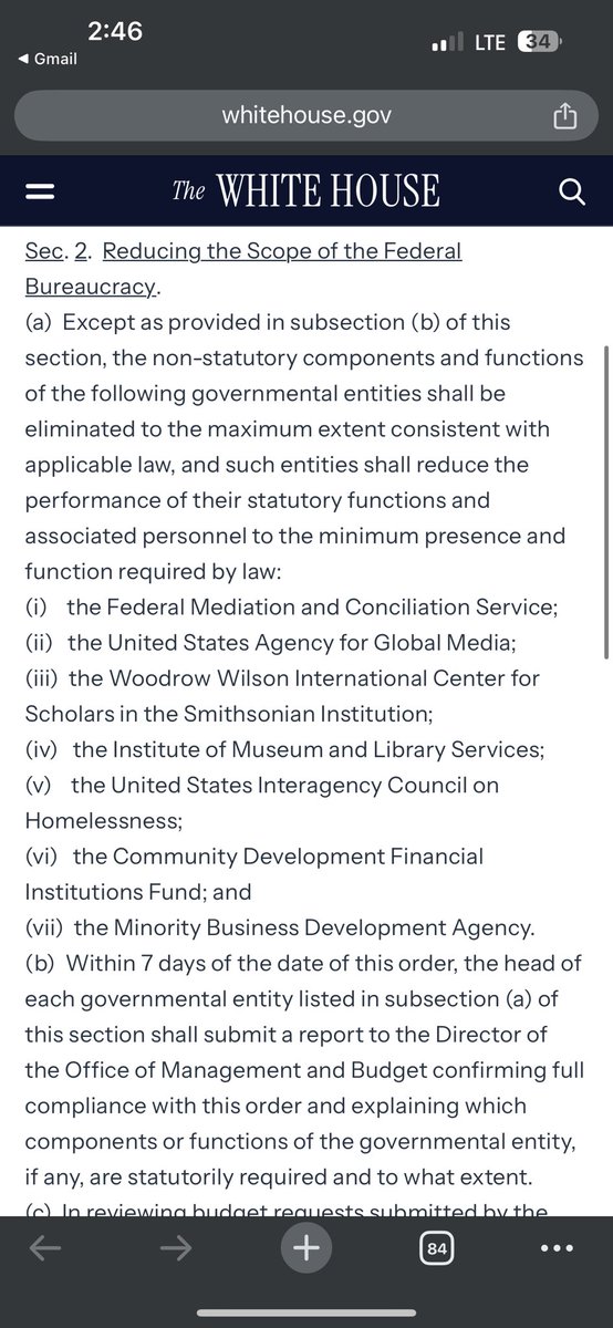 BrendanPedersen's tweet image. This White House EO dated yesterday appears to gut the Community Development Financial Institutions Fund. 

This Treasury program is one of the most bipartisan out there. There's a two-year-old CDFI congressional caucus led by Sens. Mark Warner and Finance Chair Mike Crapo