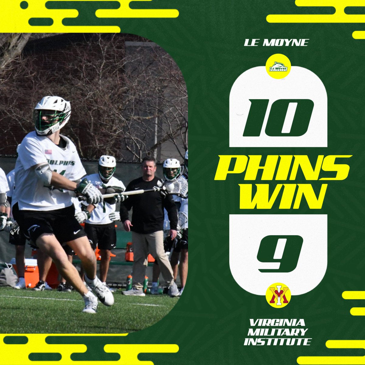 LeMoyneMLax's tweet photo. First NEC game, first NEC win!

Berry, Delaney (game-winner) and Loun (go-ahead goal) each scored twice to lead us in our NEC debut. Winger made 10 saves in his first career start. https://t.co/0UohLA2ov9