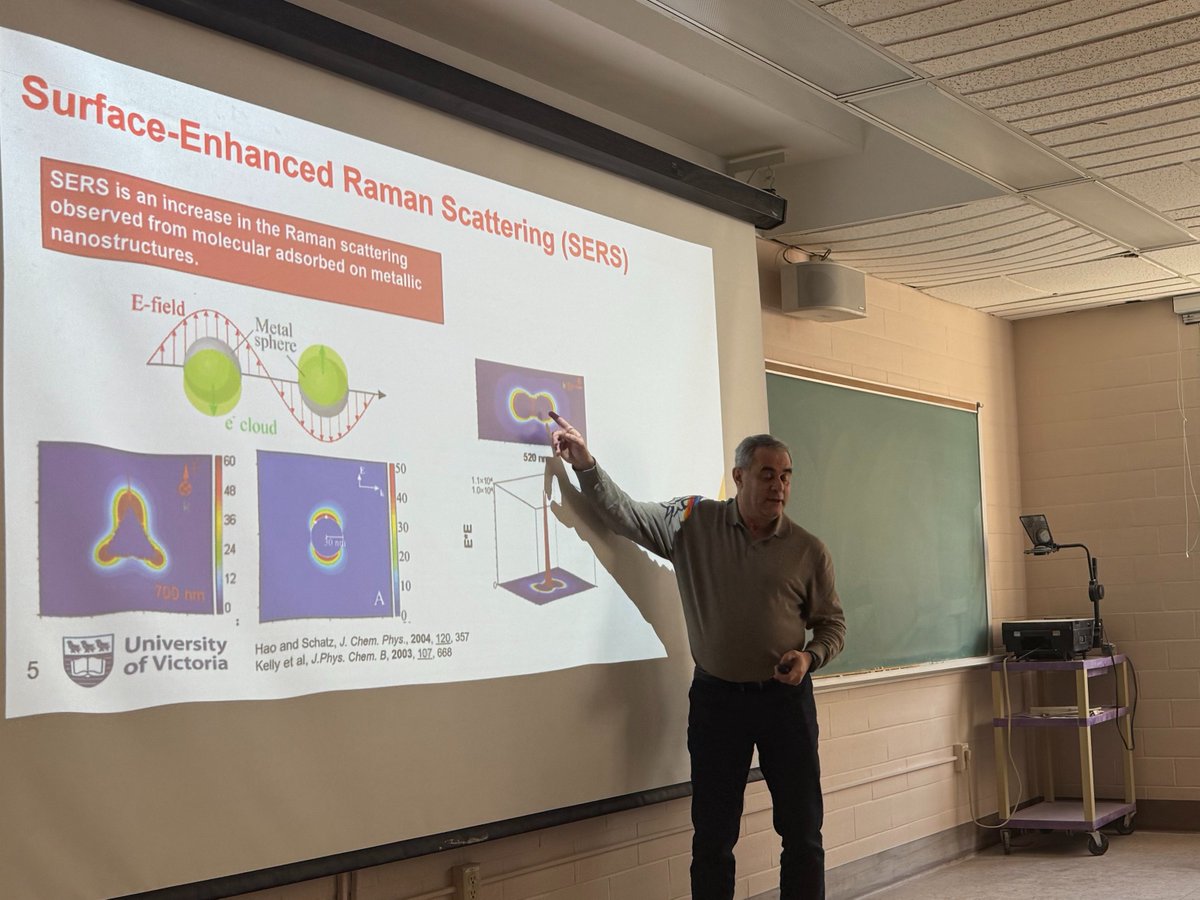 I had a chance to give at talk <a href="/westernuchem/">Chemistry at Western</a> about our #analytical_chemistry work related to quantification using #SERS #Raman_spectroscopy I want to thank everyone who came out to attend the talk. Particularly the students for their interest and insightful questions 😀