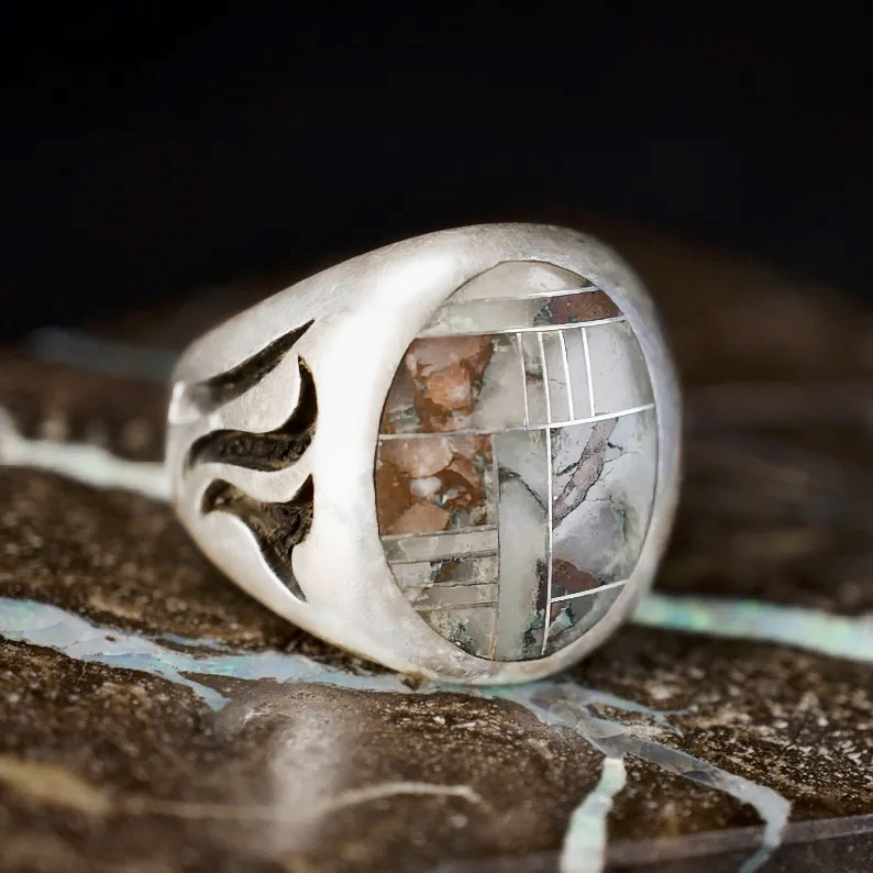 FarRiderWest's tweet image. Handcrafted Western Petrified Wood Agate Inlay Sterling Silver Men's Ring by GL Miller - Unique Artisan Jewelry 
Available at Etsy Shop Far-Rider-West.com 

#vintagerings #uniquering #sterlingsilverring #agatering #westernstyle #customjewelry #handmadejewelrydesign #artisan